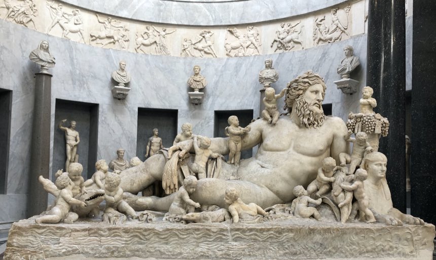 Rzeźba Nilu w Muzea Watykańskich